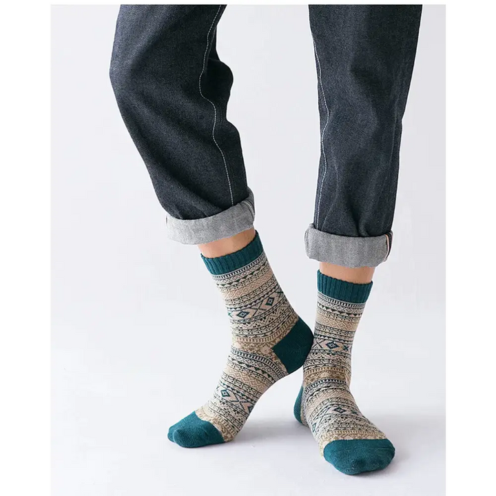 Retro wool y2k socks for stylish warmth this winter