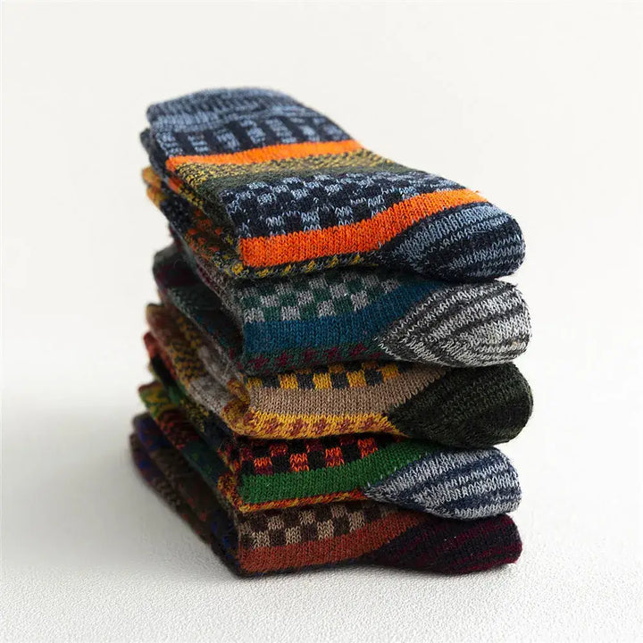 Retro wool y2k socks for stylish warmth this winter