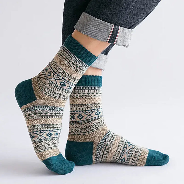 Retro wool y2k socks for stylish warmth this winter