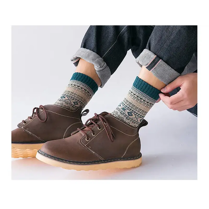 Retro wool y2k socks for stylish warmth this winter