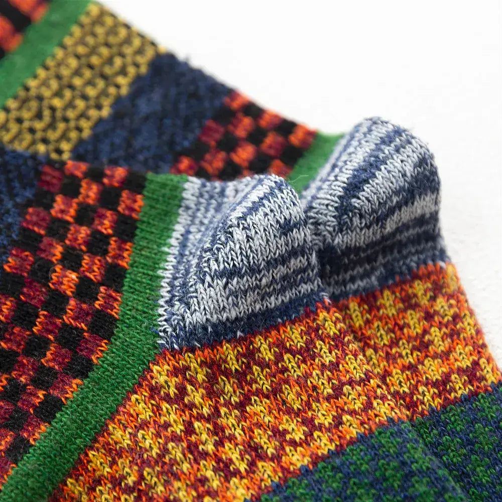 Retro wool y2k socks for stylish warmth this winter