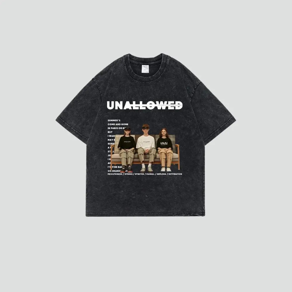 Unallowed tee - black / s