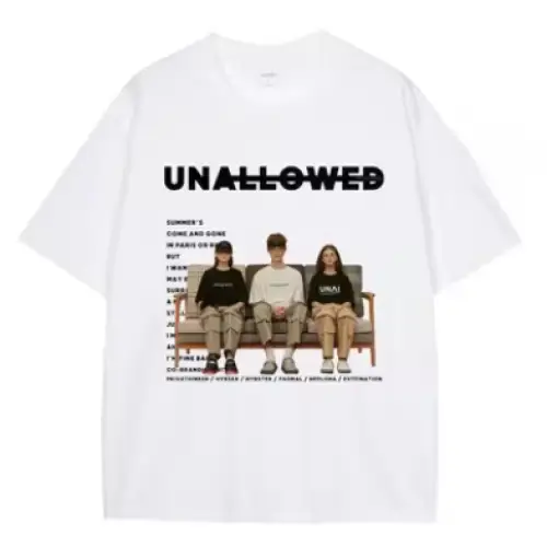 Unallowed tee - white / s