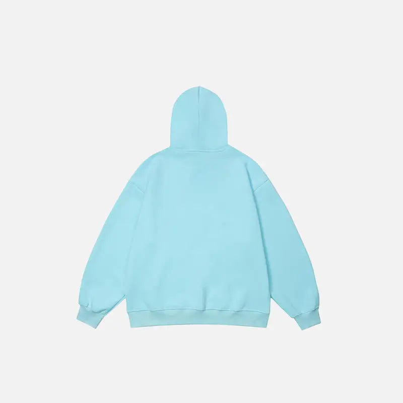 ’unusual’ letter print hoodie y2k - hoodies