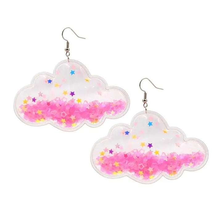 Up in the clouds earrings - standart / multicolor - earrings