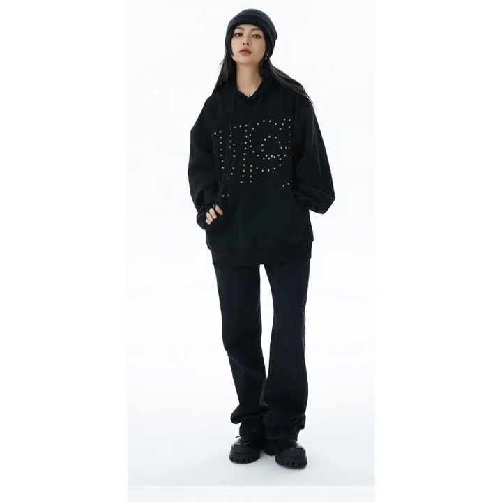 ’us’ letter embroidery hoodie y2k - hoodies