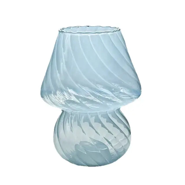 Vanilla girl vase for aesthetic charm in any room - blue