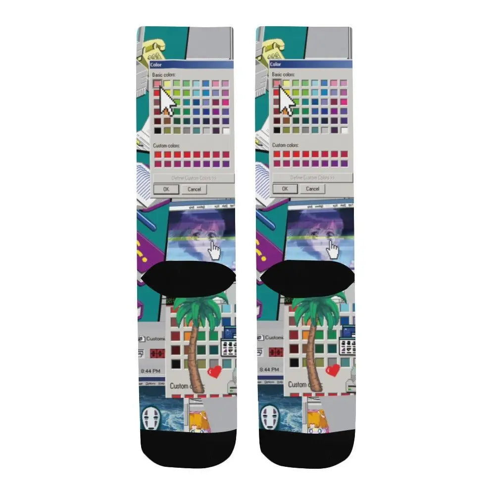 Classic comfortable socks for y2k style and all-weather wear - one size - unisex