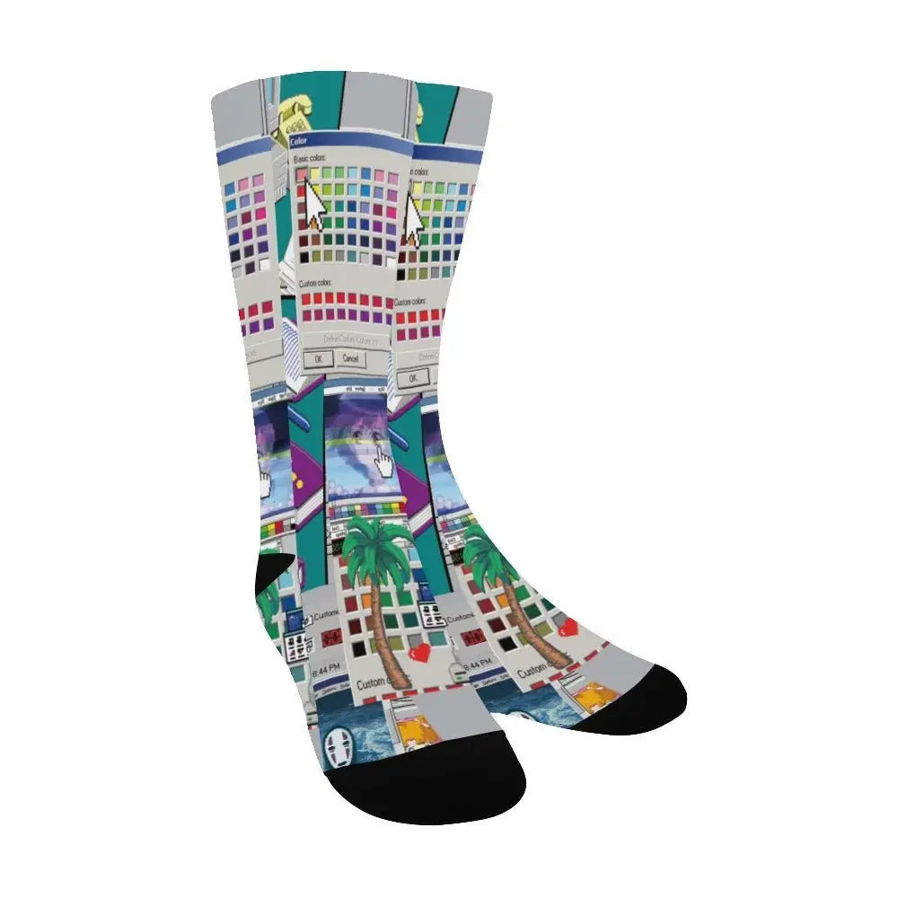 Classic comfortable socks for y2k style and all-weather wear - one size - unisex