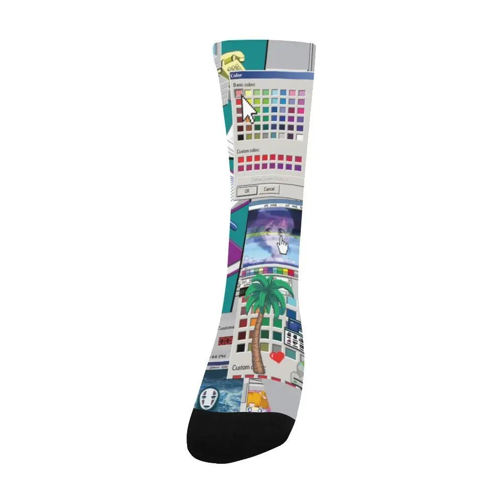 Classic comfortable socks for y2k style and all-weather wear - one size - unisex