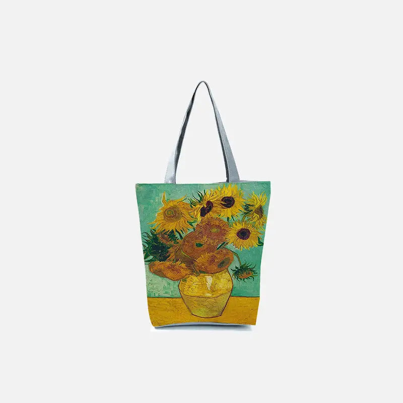 Vase retro tote bag y2k - 2-shoulder bags / 23x27cm-9x10.6in - handbags