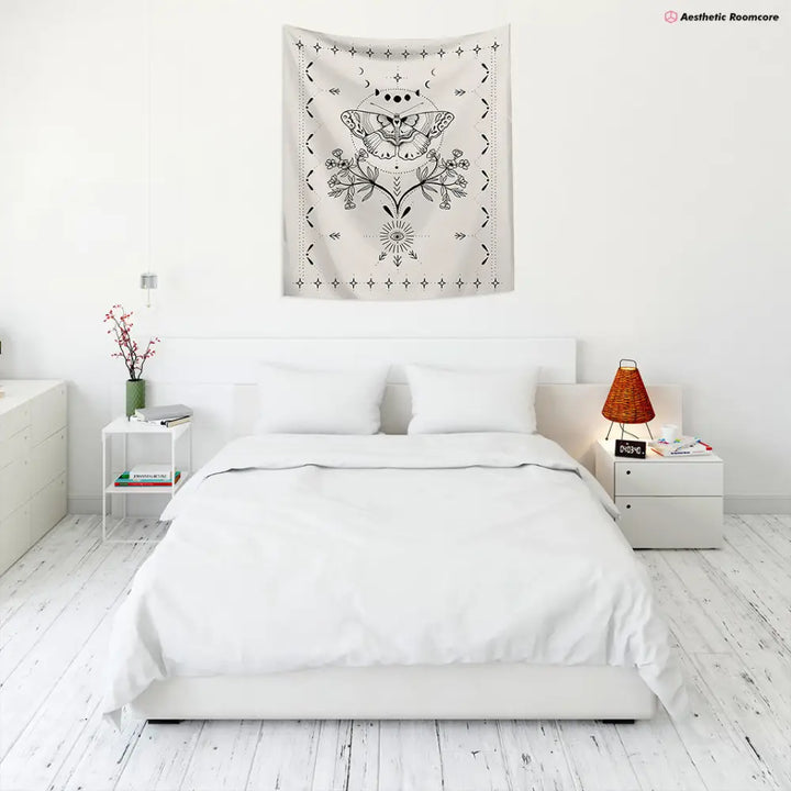 Vintage butterfly tapestry for aesthetic style lovers