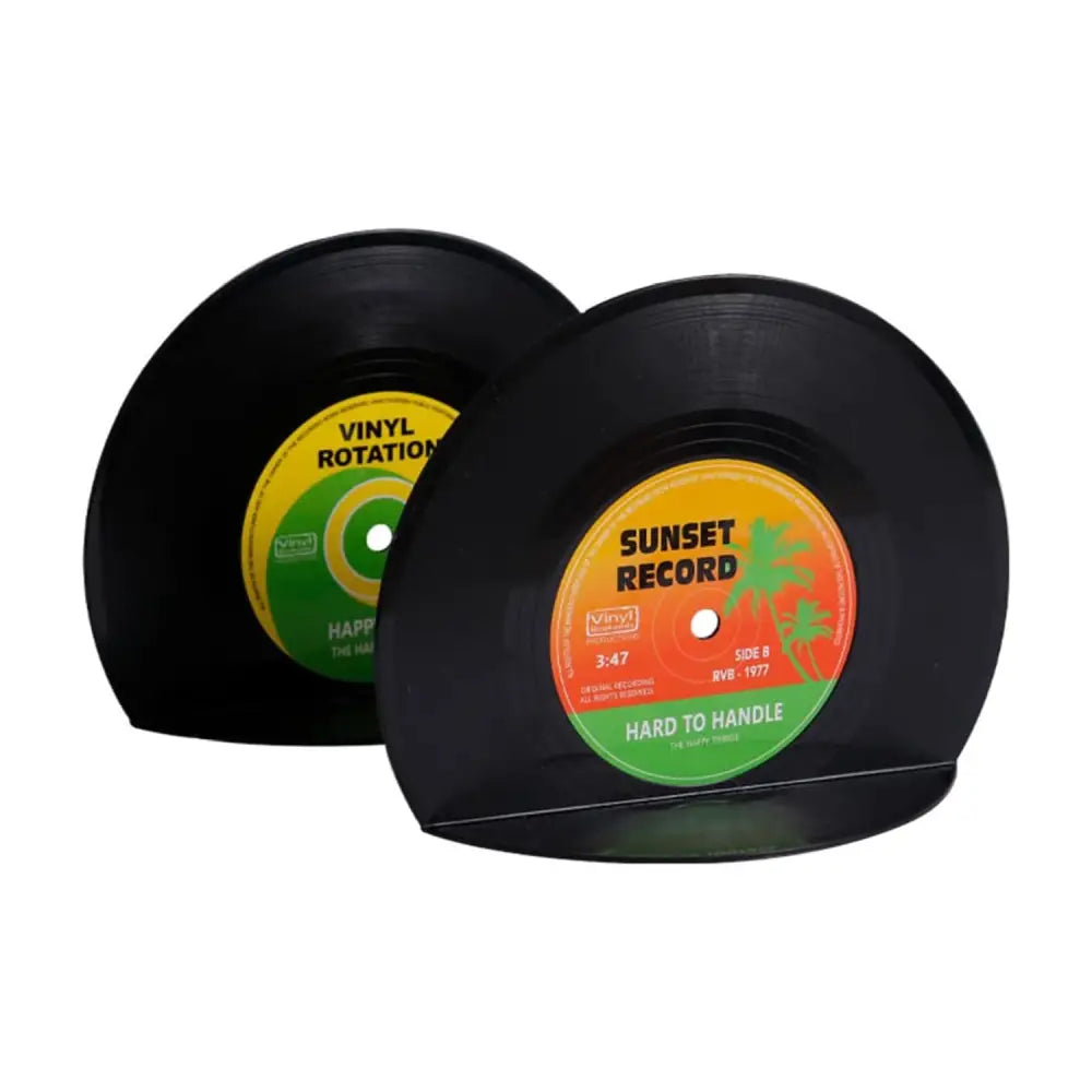 Vintage record book stand for stylish organization