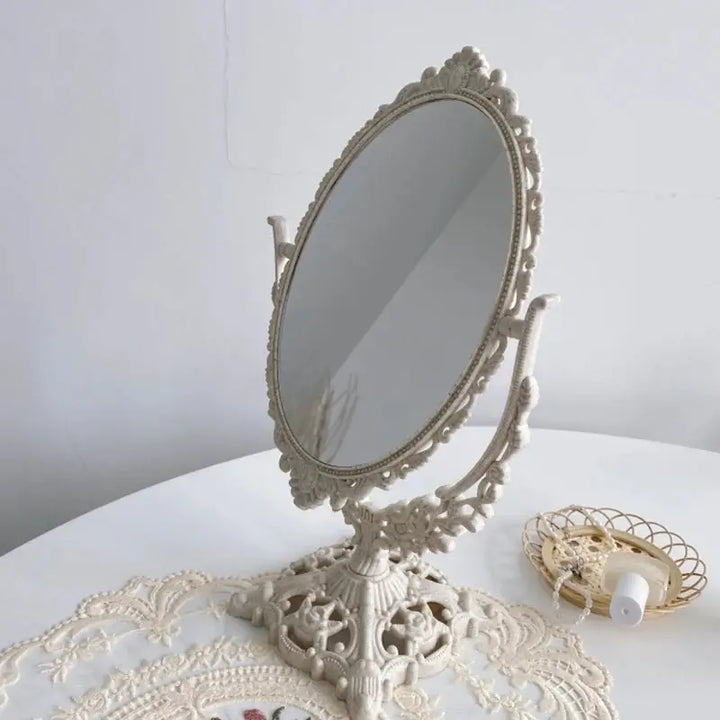Aesthetic vintage style mirror for a charming bedroom decor