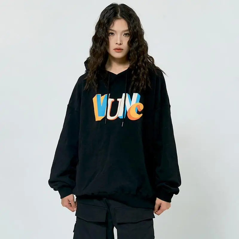 Voice letter print hoodie y2k - hoodies