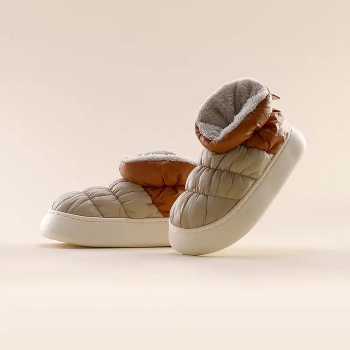 Y2k warm snowy slippers for comfort and style this winter - brown / 36/37 (insole 23 cm)