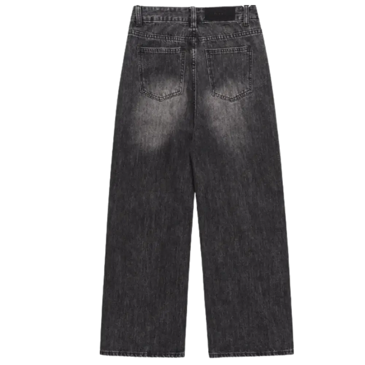 Jeans baggy y2d noir lavé - mode urbaine