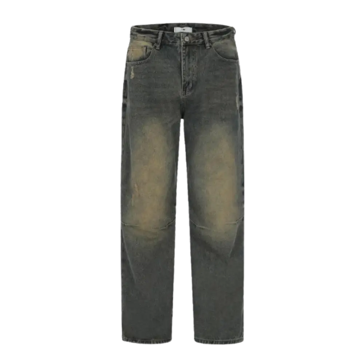 Washed lightblue denim baggy jeans y2k - hellblau / s