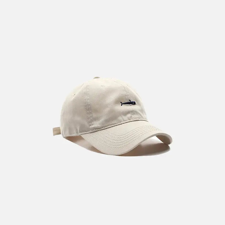 Whale cap y2k - beige / one size - baseball cap
