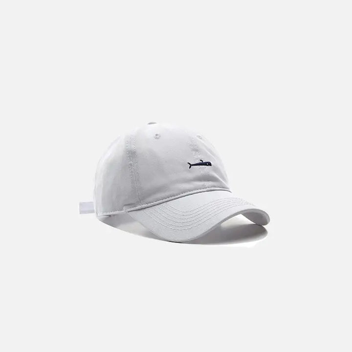 Whale cap y2k - white / one size - baseball cap