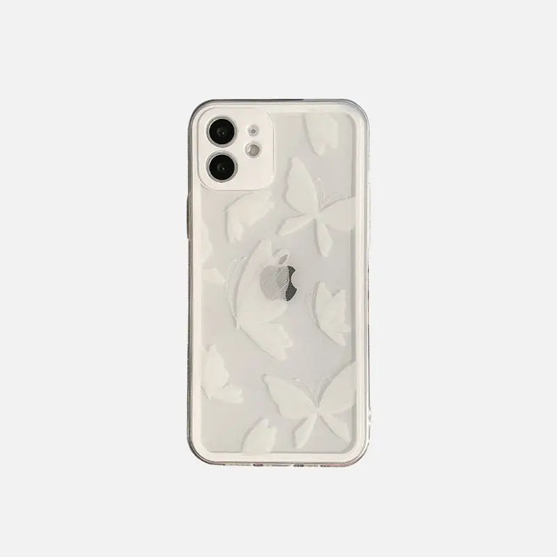 White butterfly iphone case y2k - 7 8 - cases