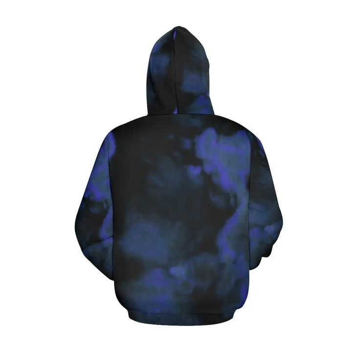 Y2k classic-cut full zip hoodie for men in super soft fabric - all over print (h13)