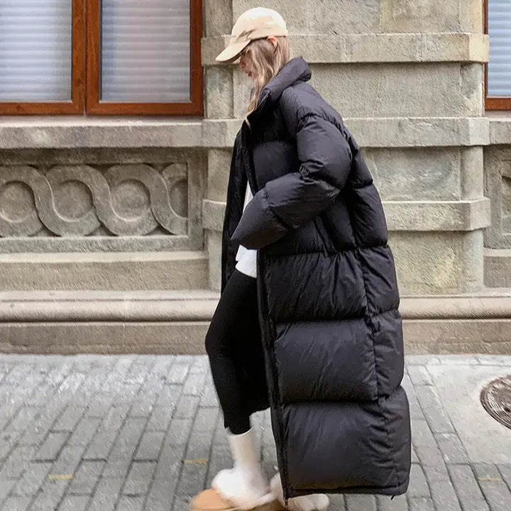 Women’s full length puffer jacket y2k