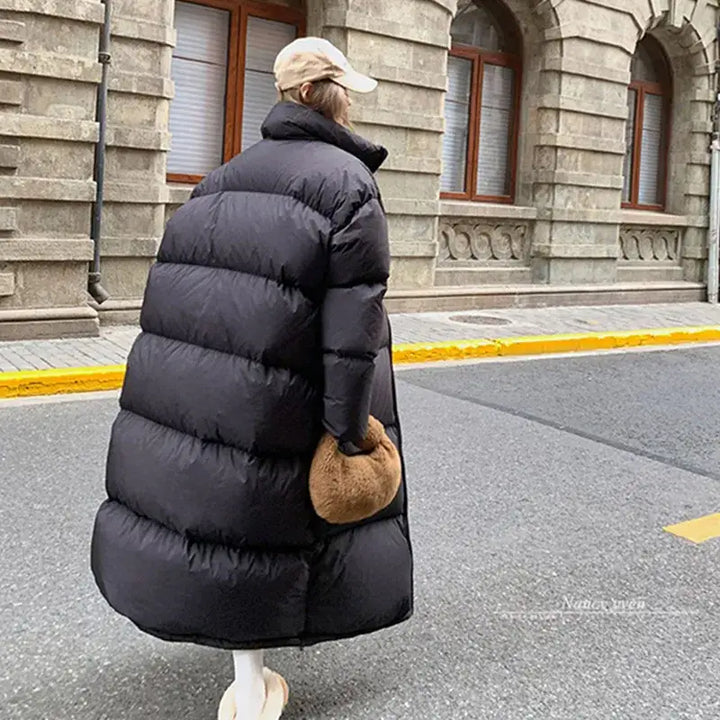 Women’s full length puffer jacket y2k