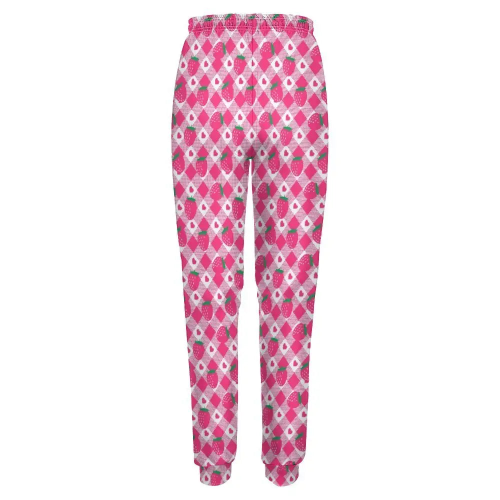 Womens strawberry sweatpants