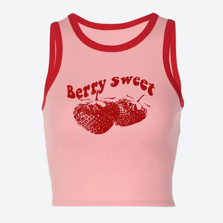 Berry sweet y2k crop top for a trendy stylish look