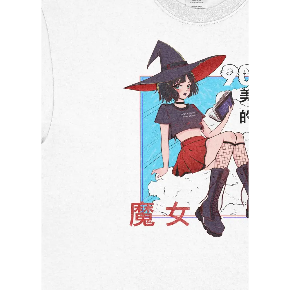 Sassy spooky t-shirt by instagram artist yacilart with 90s aesthetic witch theme - unisex tshirts