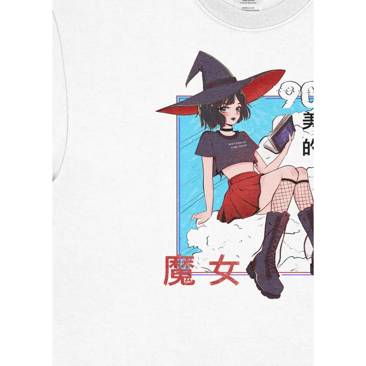 Sassy spooky t-shirt by instagram artist yacilart with 90s aesthetic witch theme - unisex tshirts