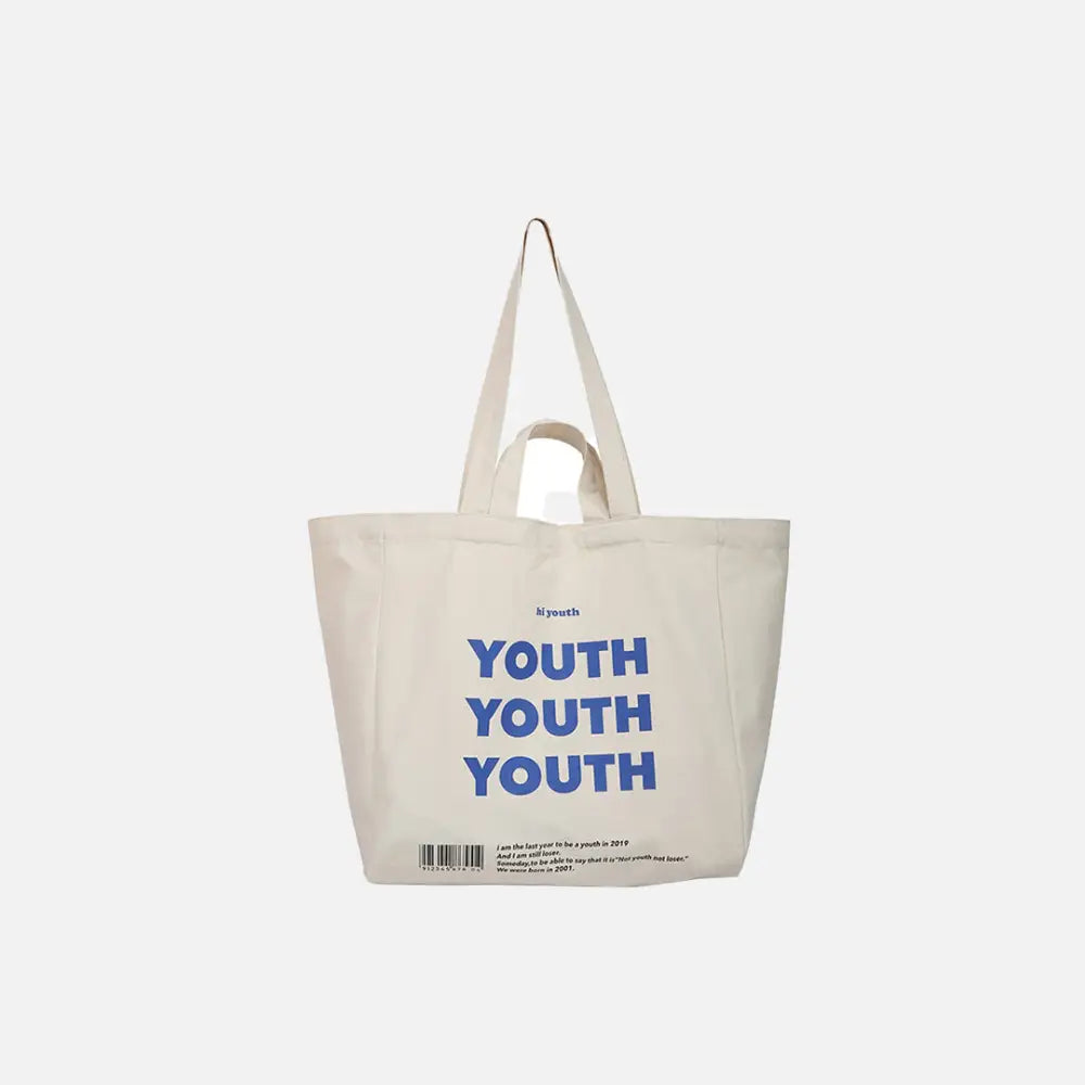Youth tote bag y2k - horizontal
