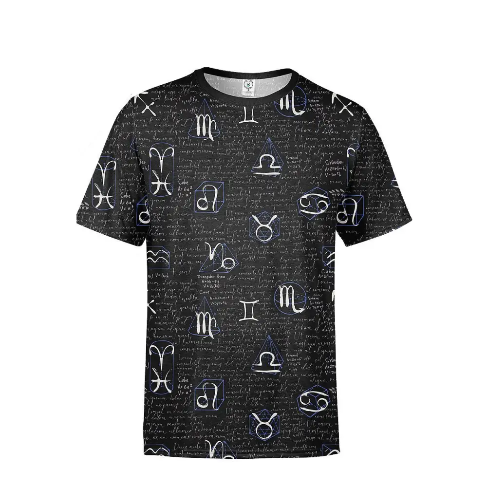 Zodiac alchemy all over printed t-shirt - xs - t-shirt